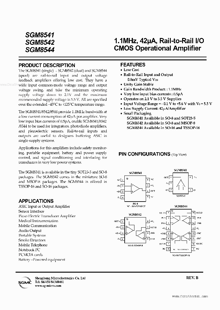 SGM8541_43676.PDF Datasheet