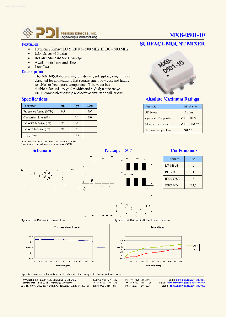 MXB-0501-10_69887.PDF Datasheet
