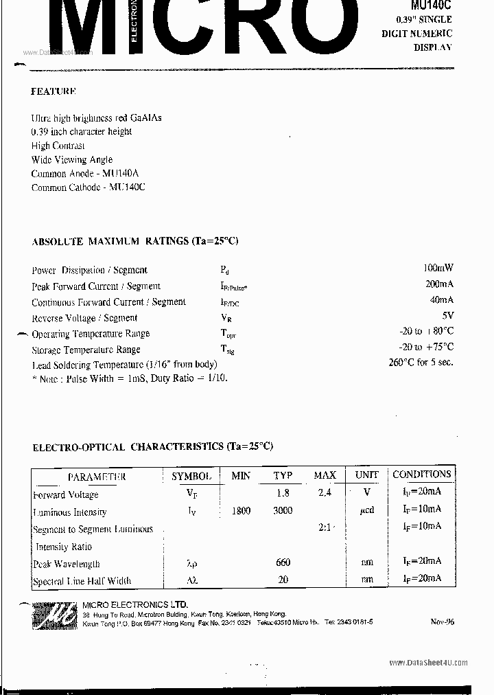 MU140A_43856.PDF Datasheet