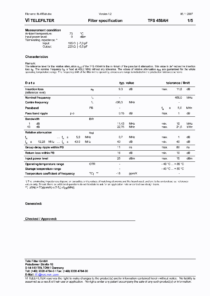 TFS456AH_74771.PDF Datasheet