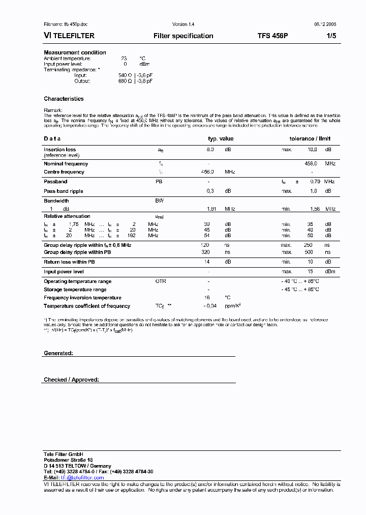 TFS456P_74781.PDF Datasheet