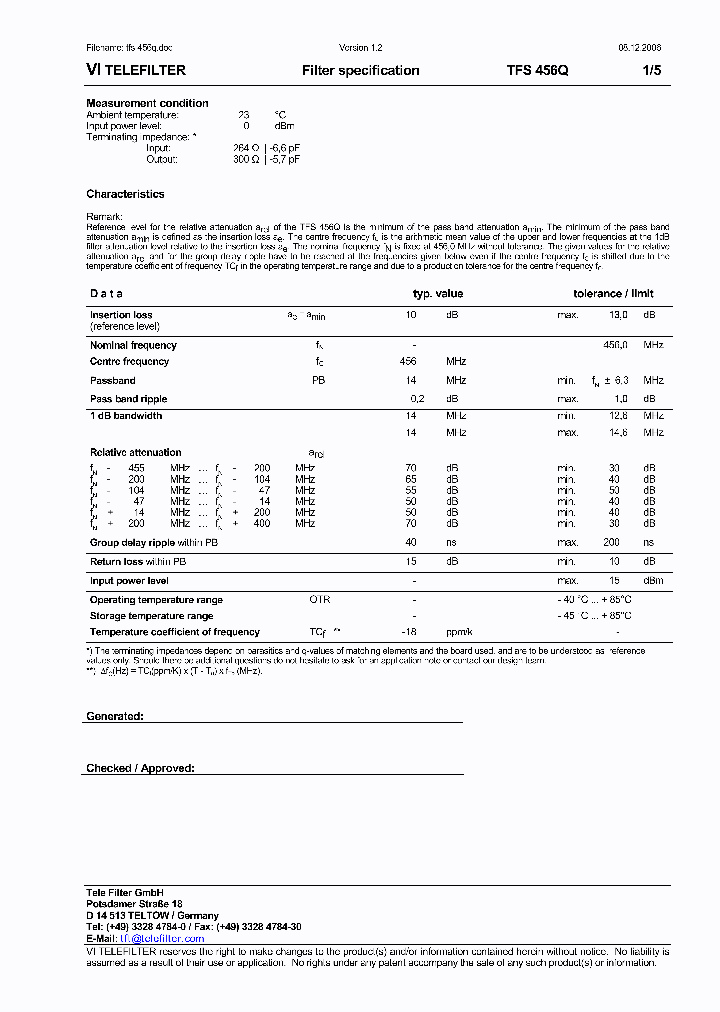 TFS456Q_74782.PDF Datasheet