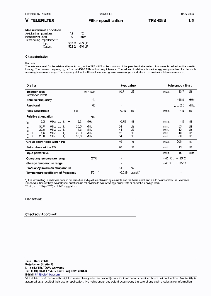 TFS456S_74784.PDF Datasheet