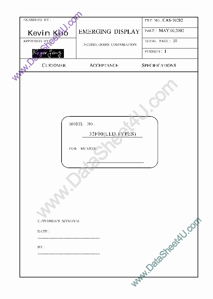 EW32F00_43973.PDF Datasheet