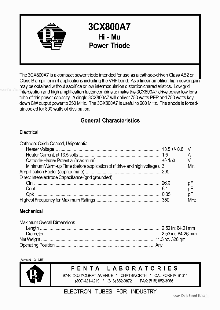 3CX800A7_76616.PDF Datasheet
