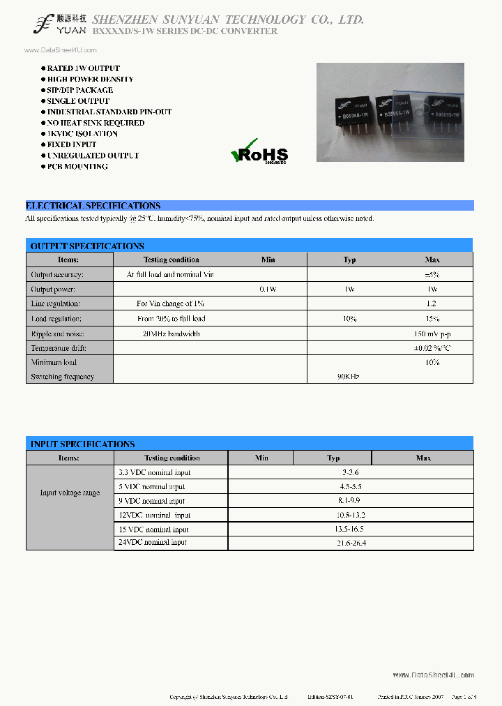 B15XXD-1W_78172.PDF Datasheet