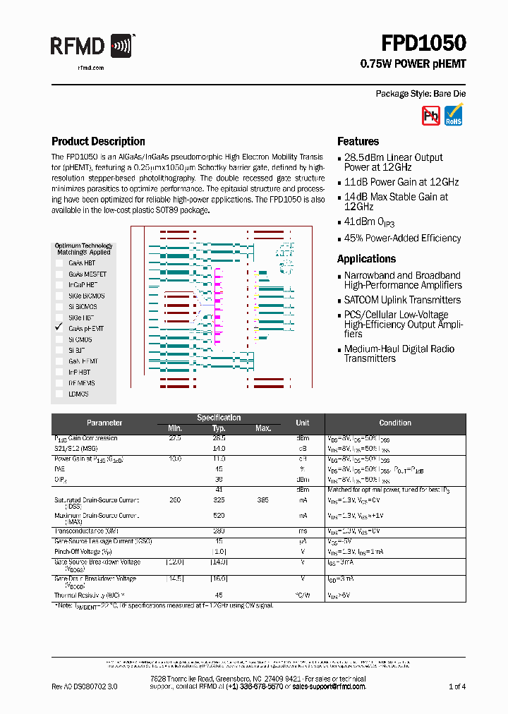 FPD1050-000_78408.PDF Datasheet