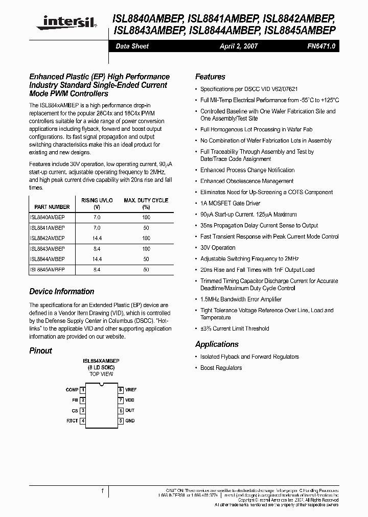 ISL8840AMBEP_79169.PDF Datasheet