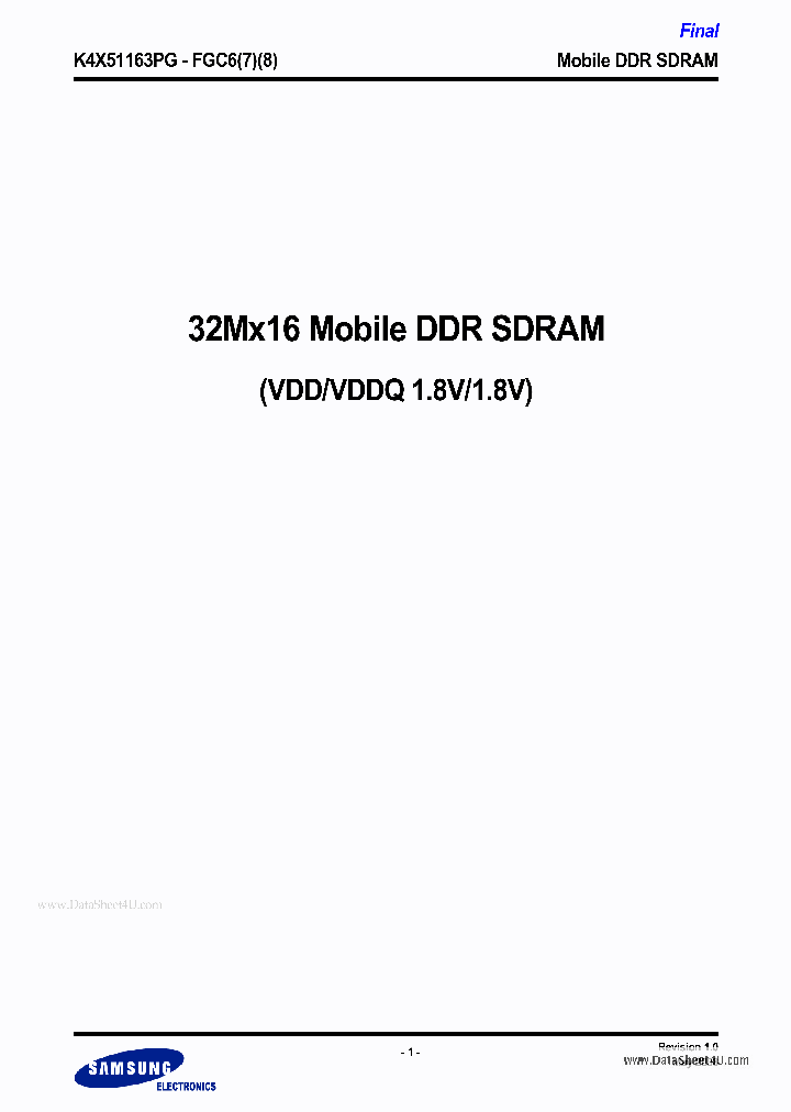 K4X51163PG-FGC6_44512.PDF Datasheet