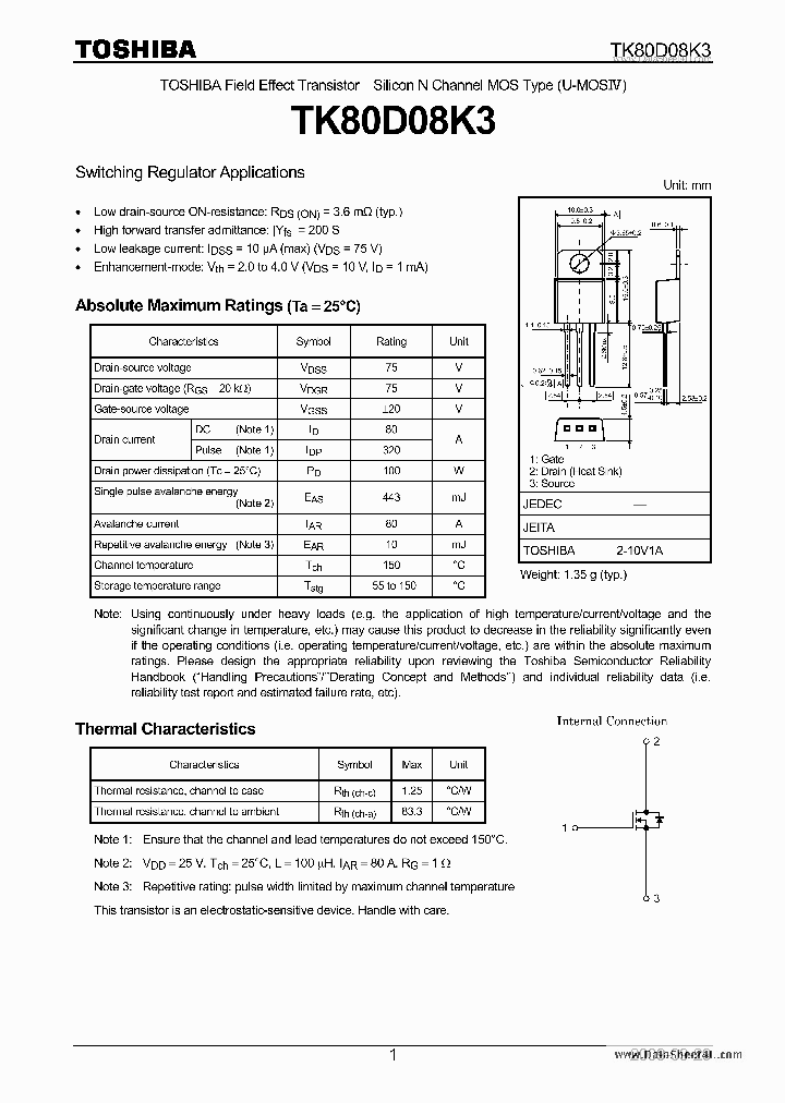 TK80D08K3_44568.PDF Datasheet
