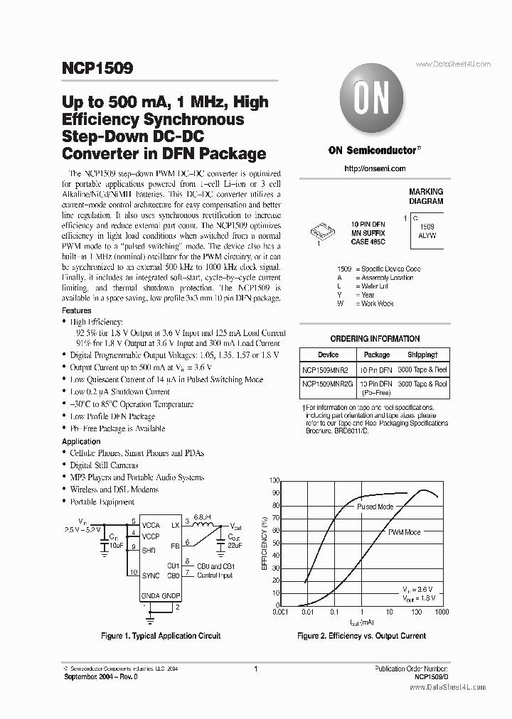 NCP1509_44926.PDF Datasheet