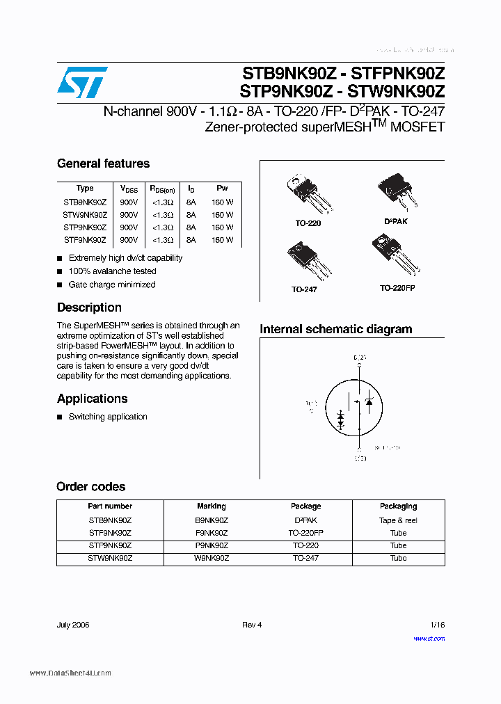 W9NK90Z_89615.PDF Datasheet