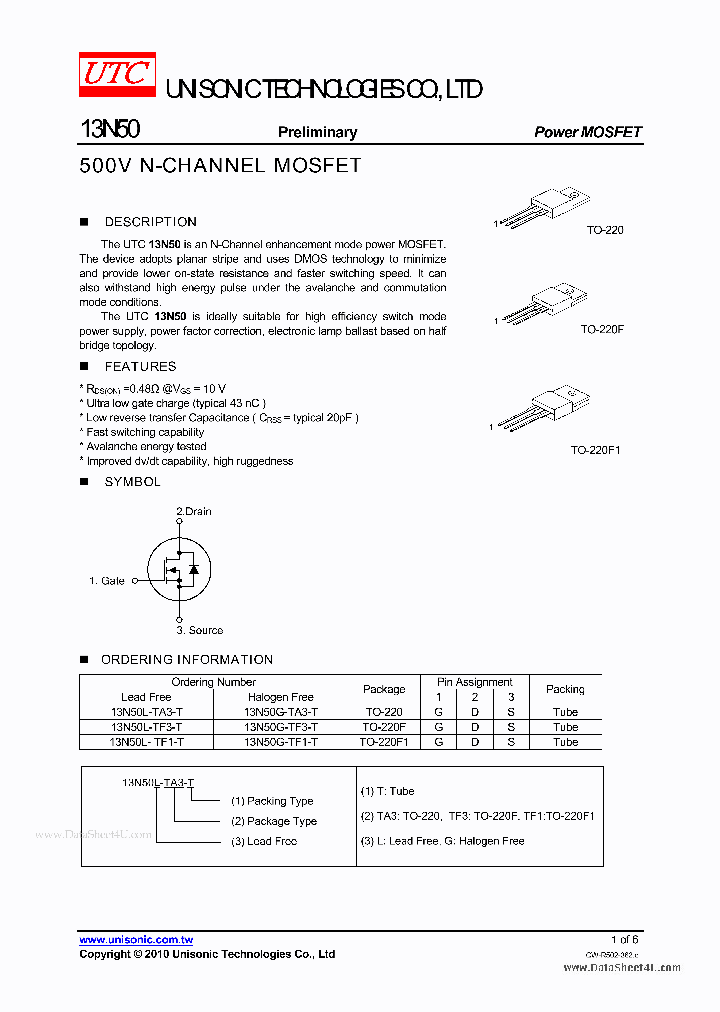 13N50_89658.PDF Datasheet