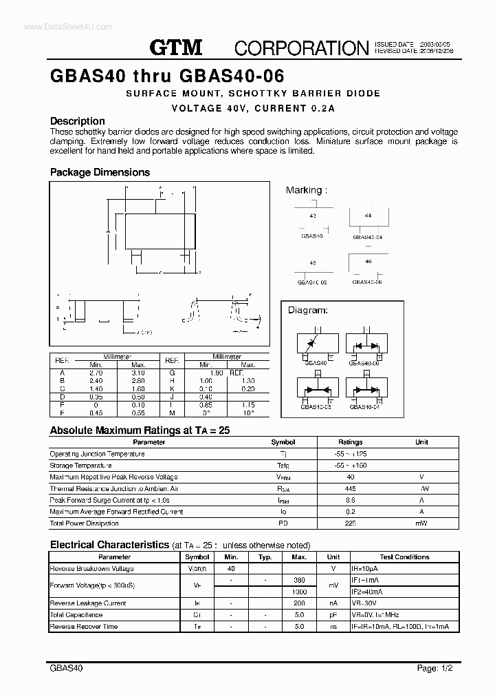 GBAS40_44991.PDF Datasheet