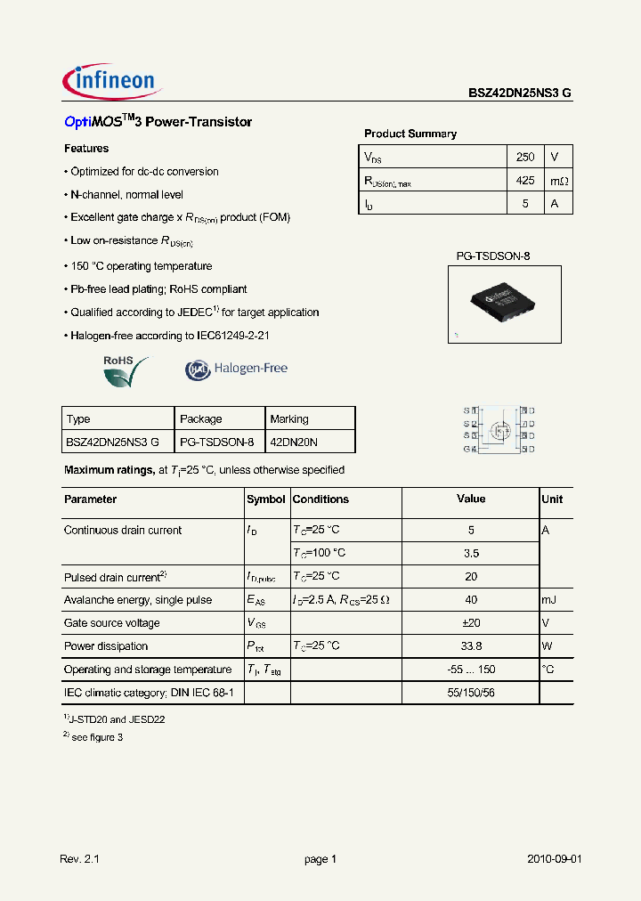 BSZ42DN25NS3G_90959.PDF Datasheet