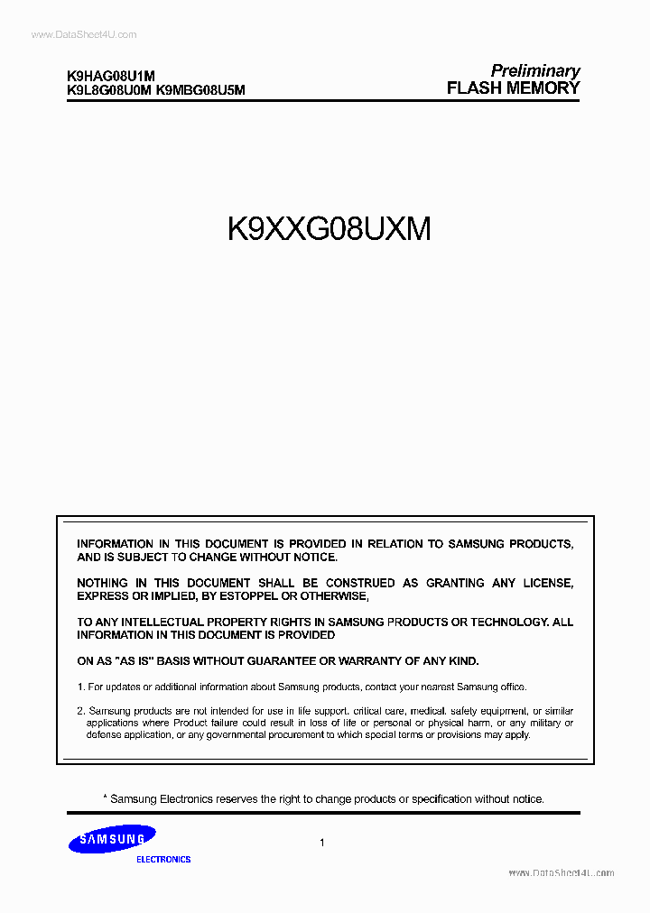 K9HAG08U1M_91436.PDF Datasheet
