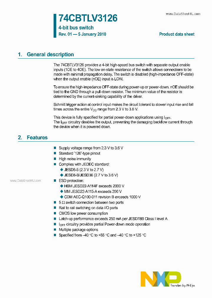 74CBTLV3126_45091.PDF Datasheet