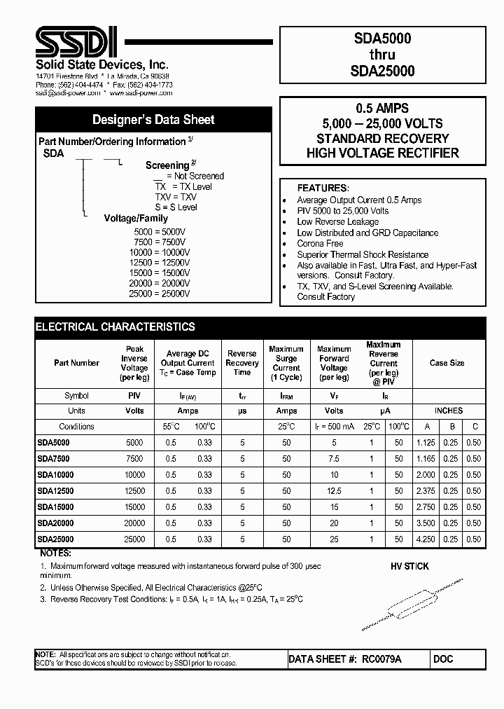 SDA5000_96180.PDF Datasheet