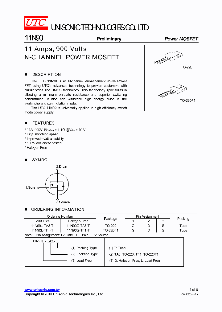 11N90_97150.PDF Datasheet