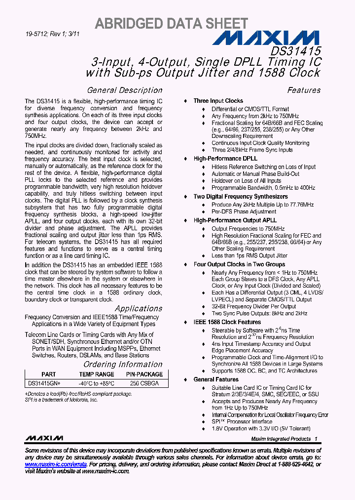 DS31415_97975.PDF Datasheet