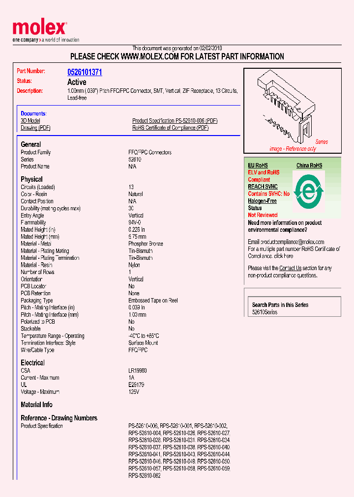 52610-1371_98623.PDF Datasheet