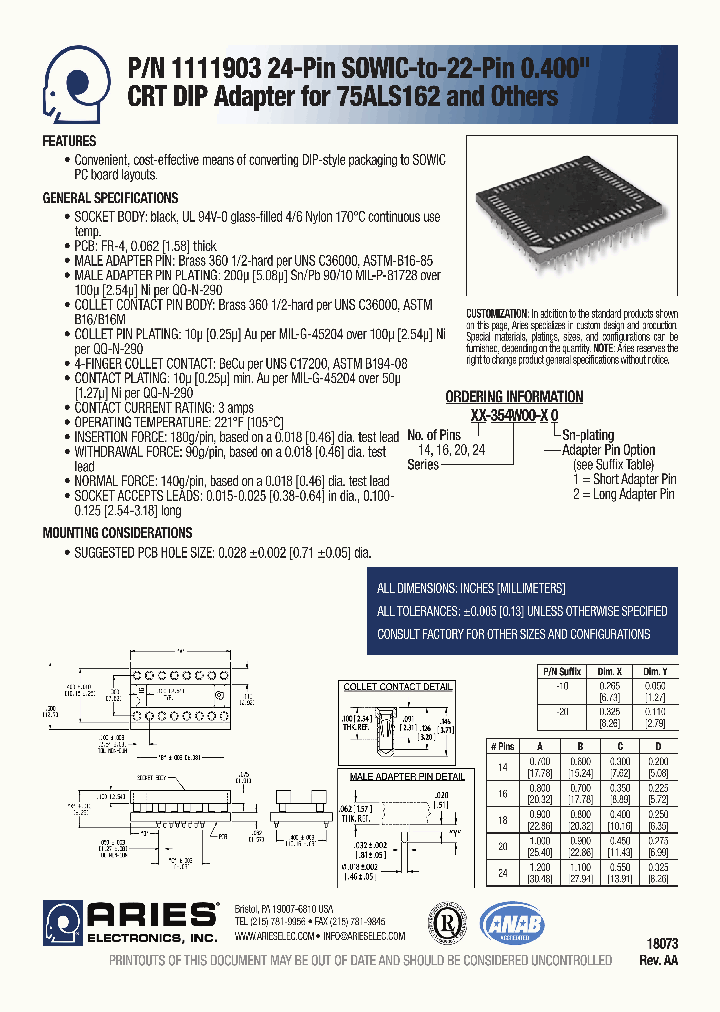 14-354W00-10_101661.PDF Datasheet