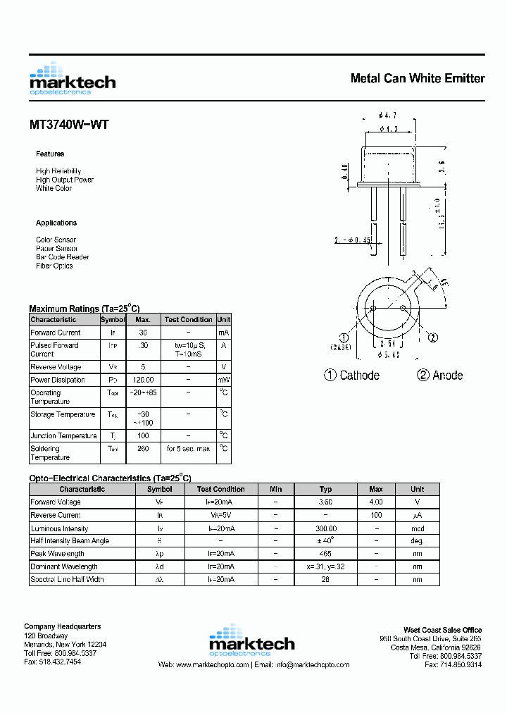 MT3740W-WT_105369.PDF Datasheet