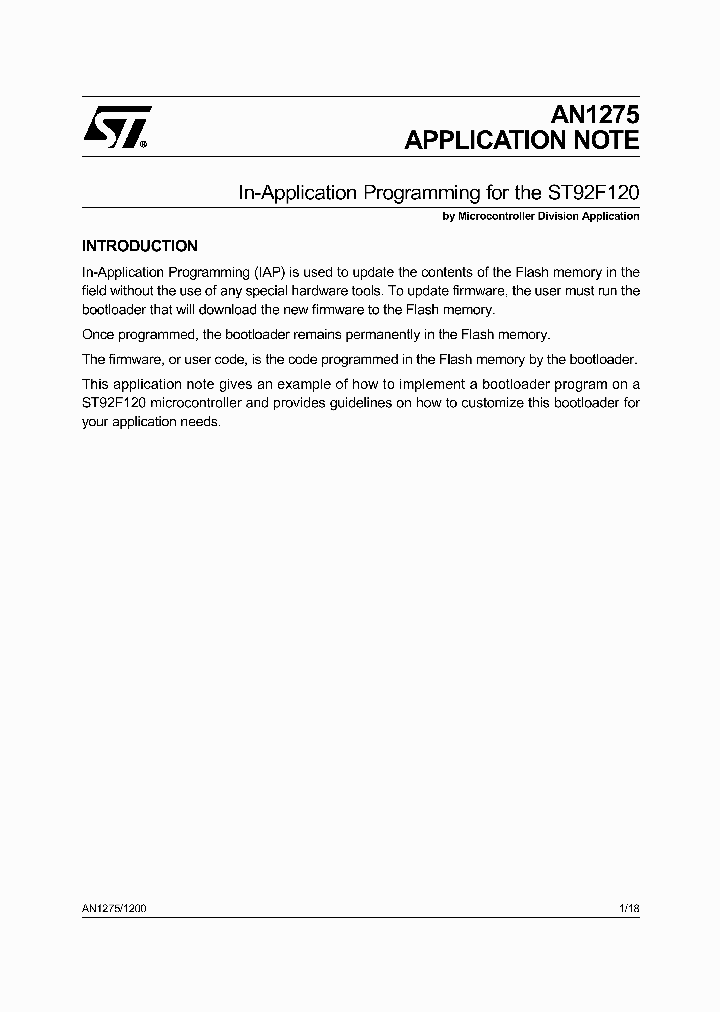 AN1275_106210.PDF Datasheet