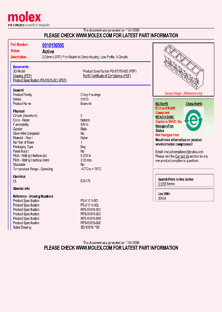 51015-0500_100321.PDF Datasheet