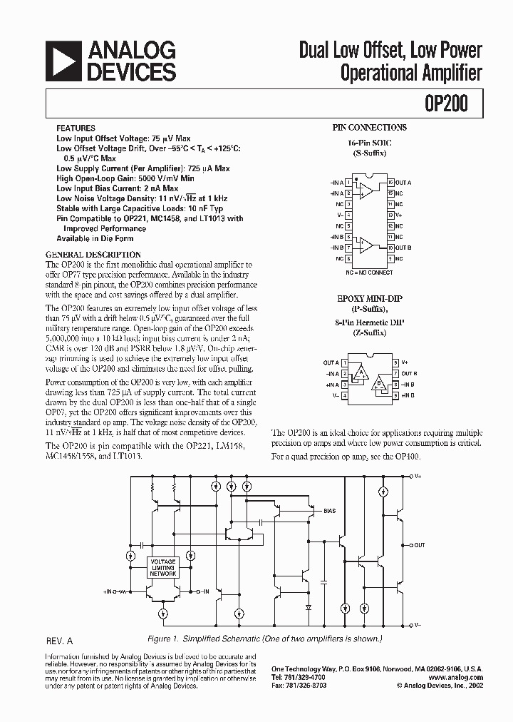 OP200_110687.PDF Datasheet