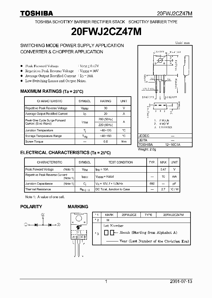 20FWJ2CZ47M_108215.PDF Datasheet