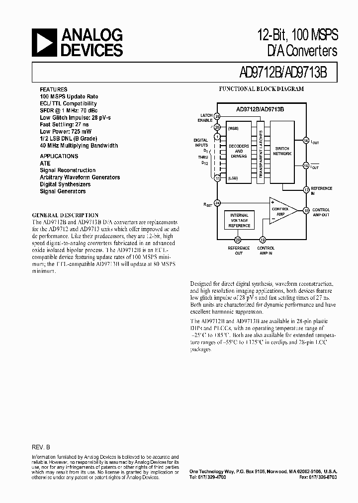 AD9713BTE883B_112950.PDF Datasheet