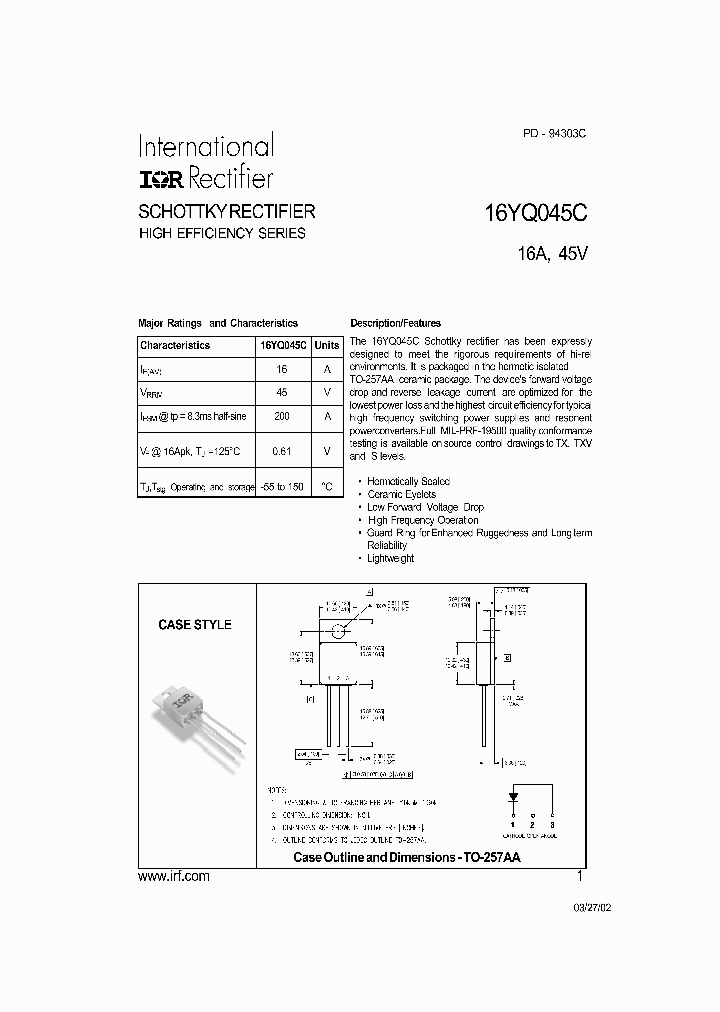 16YQ045C_111649.PDF Datasheet