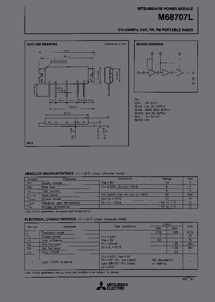 M68707L_115233.PDF Datasheet