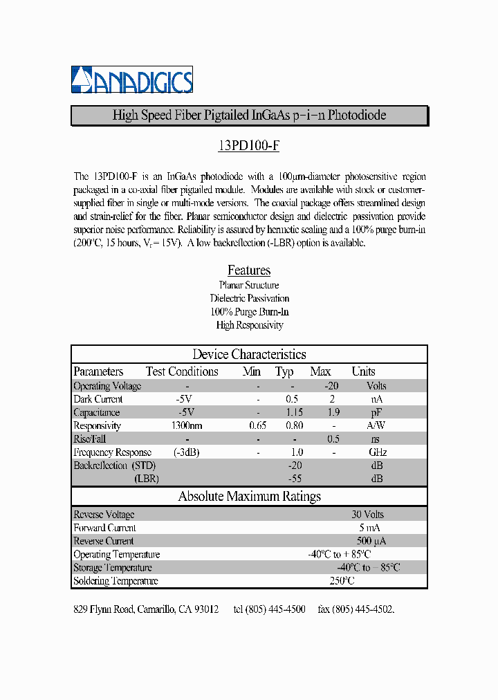 13PD100-F_117283.PDF Datasheet