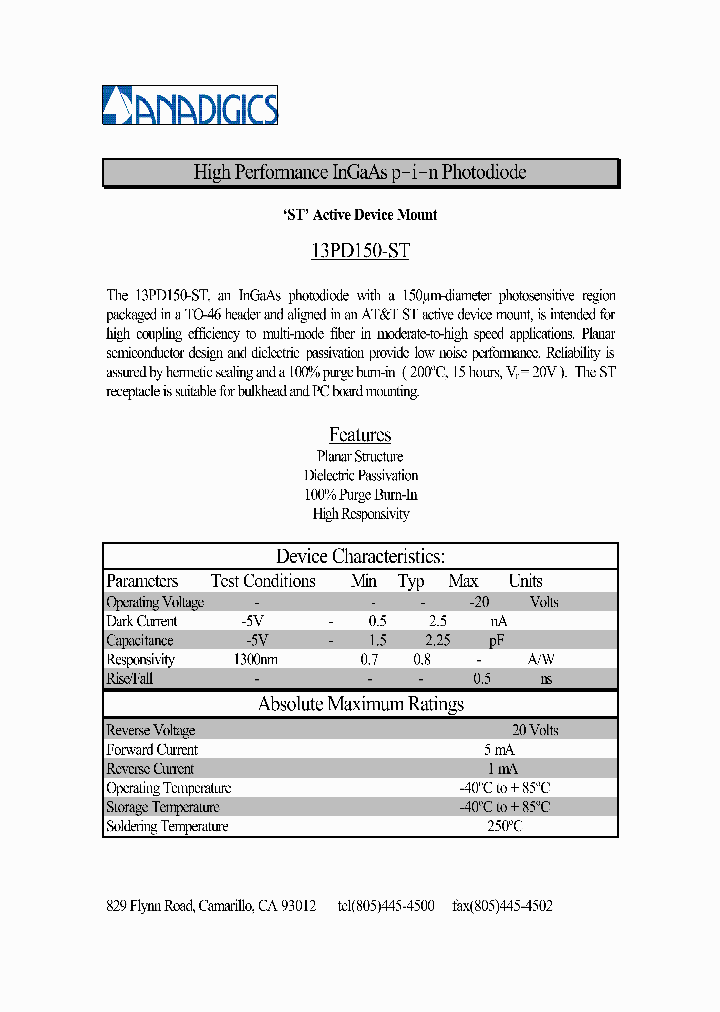 13PD150-ST_117287.PDF Datasheet