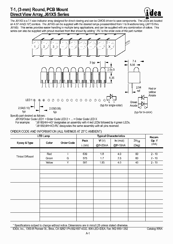 J611S-RL_101446.PDF Datasheet