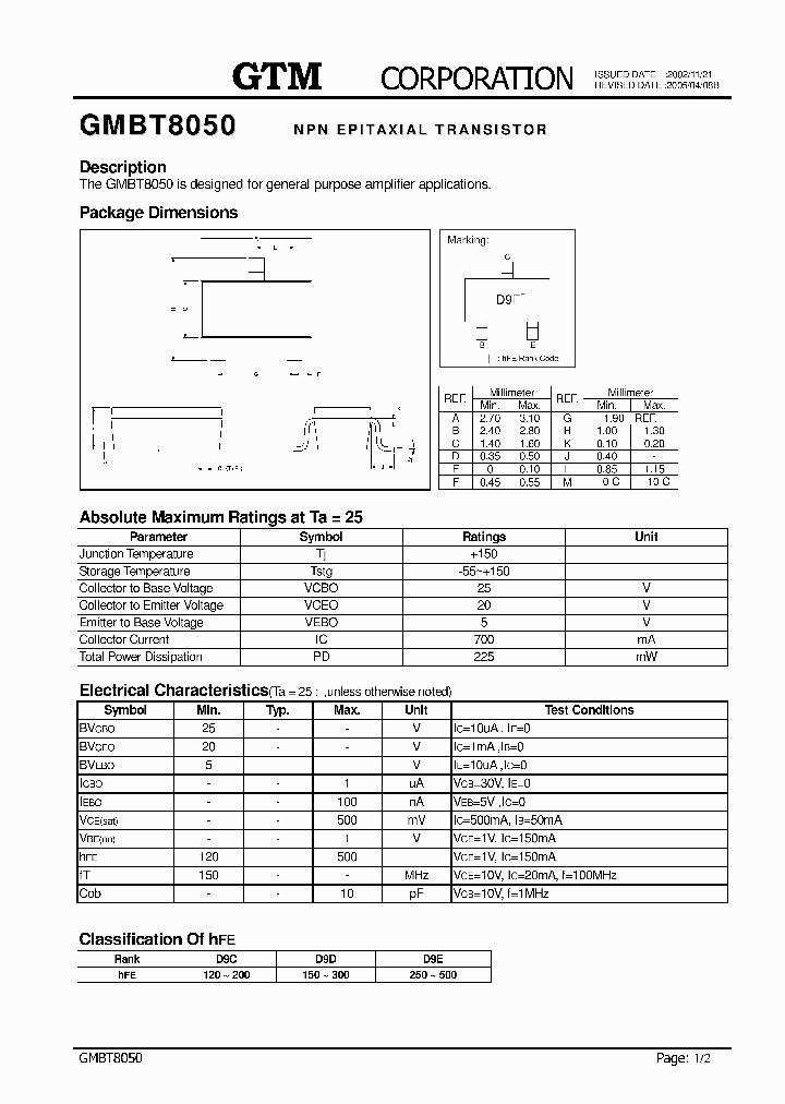 GMBT8050_119523.PDF Datasheet
