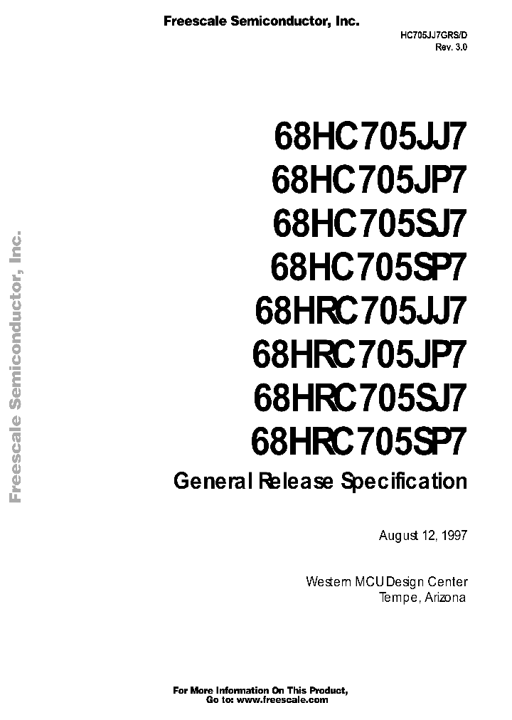 MC68HC705SJ7CDW_120230.PDF Datasheet