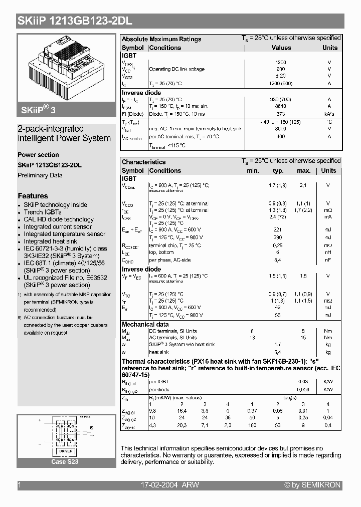 SKIIP1213GB123-2DL_107146.PDF Datasheet