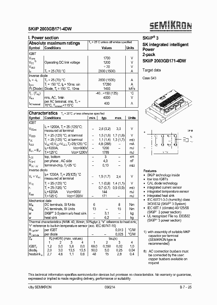 SKIIP2003GB171-4DW_107215.PDF Datasheet