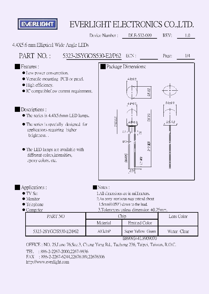 5323-2SYGCS530-E2P62_110965.PDF Datasheet