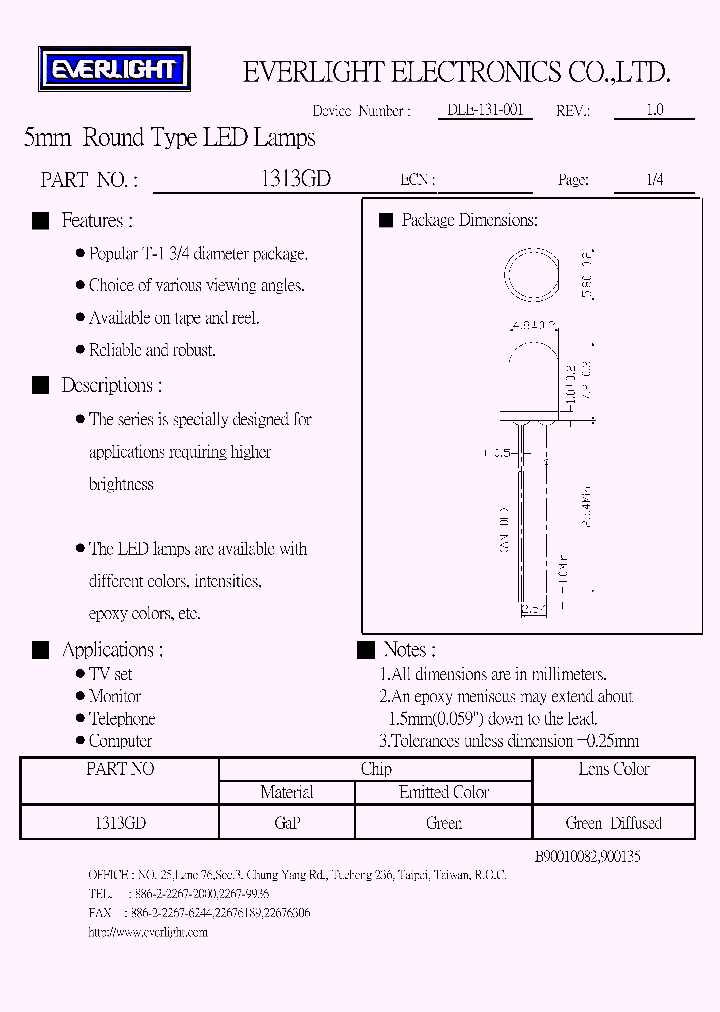 1313GD_127952.PDF Datasheet