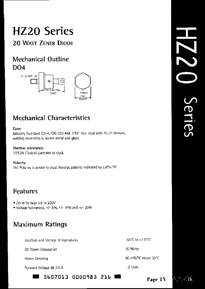 HZ20V150_132565.PDF Datasheet