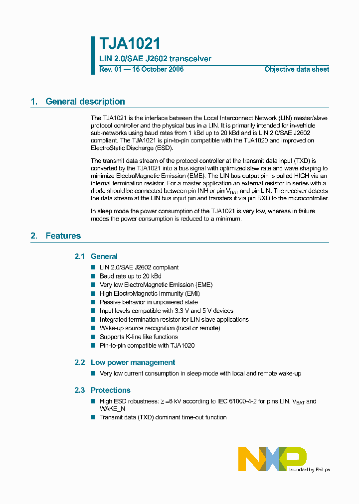 TJA1021_132980.PDF Datasheet