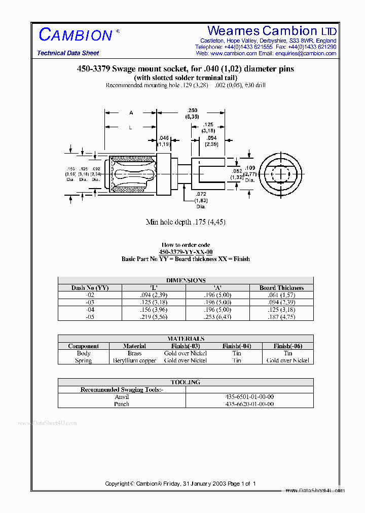 450-3379_134213.PDF Datasheet