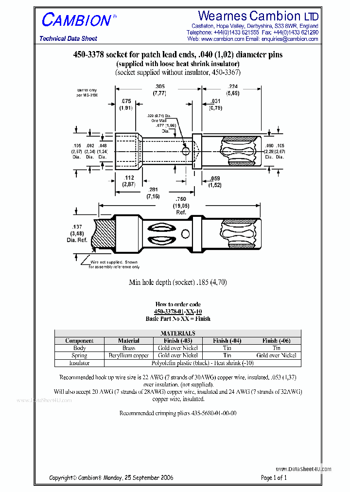 450-3378_134212.PDF Datasheet