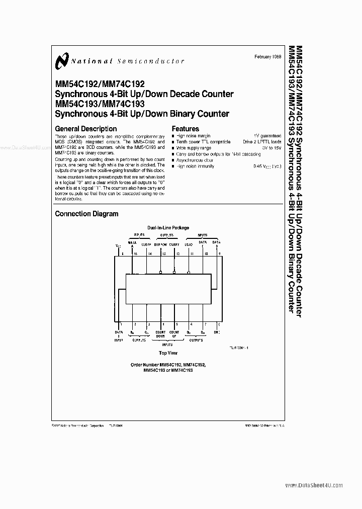 74C193_134944.PDF Datasheet