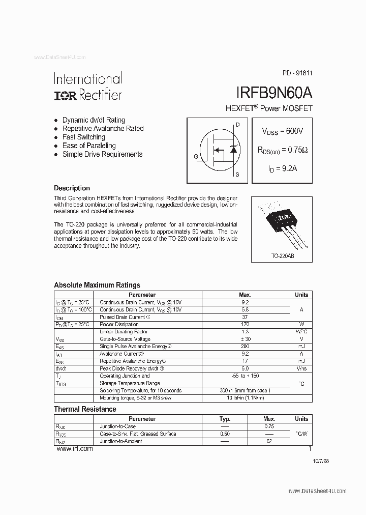 FB-9N60A_135347.PDF Datasheet