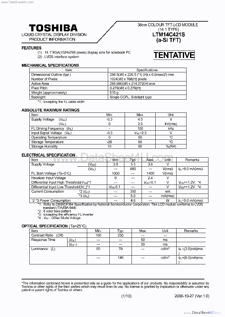 LTM14C421S_135628.PDF Datasheet